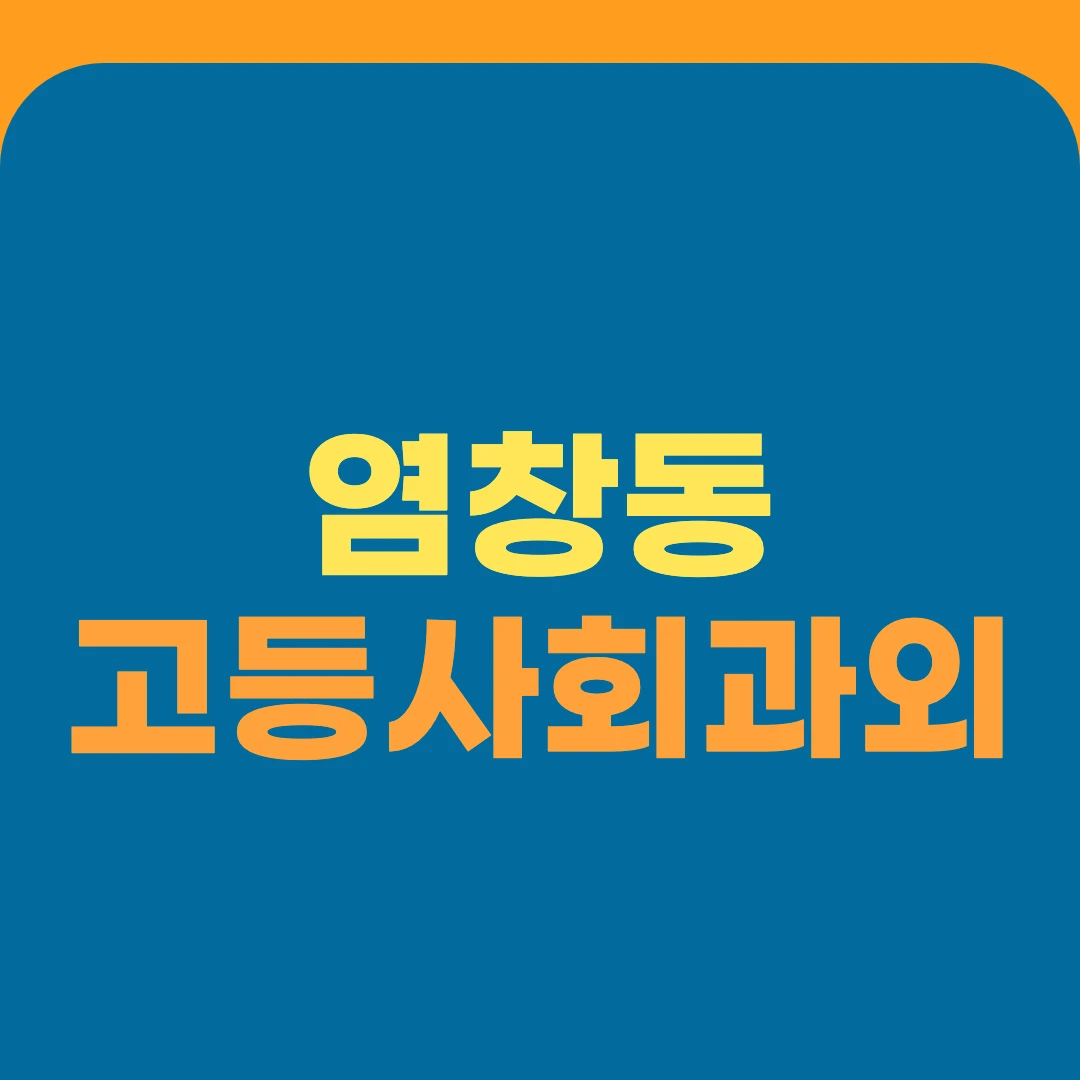 염창동 고등사회과외