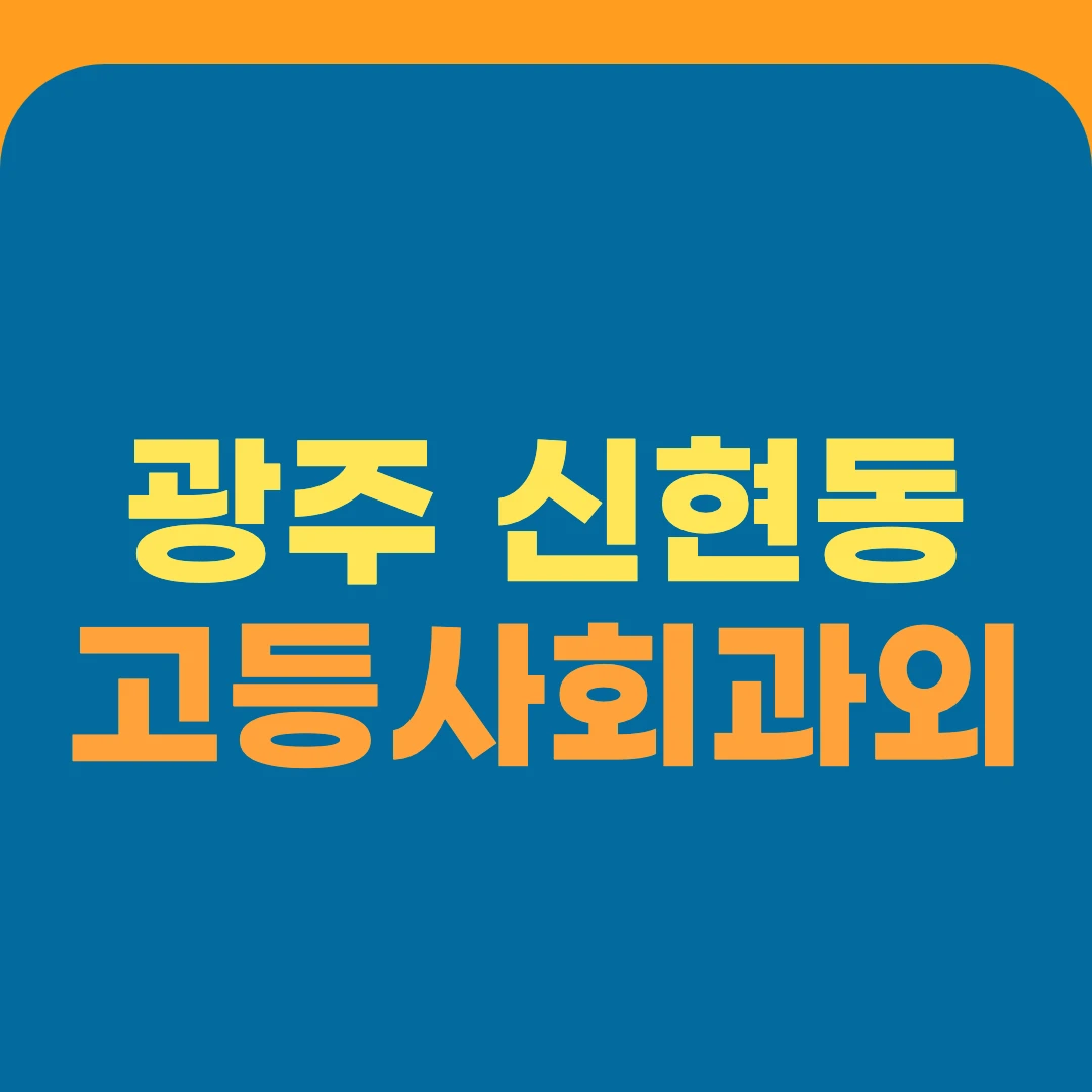 광주 신현동 고등사회과외