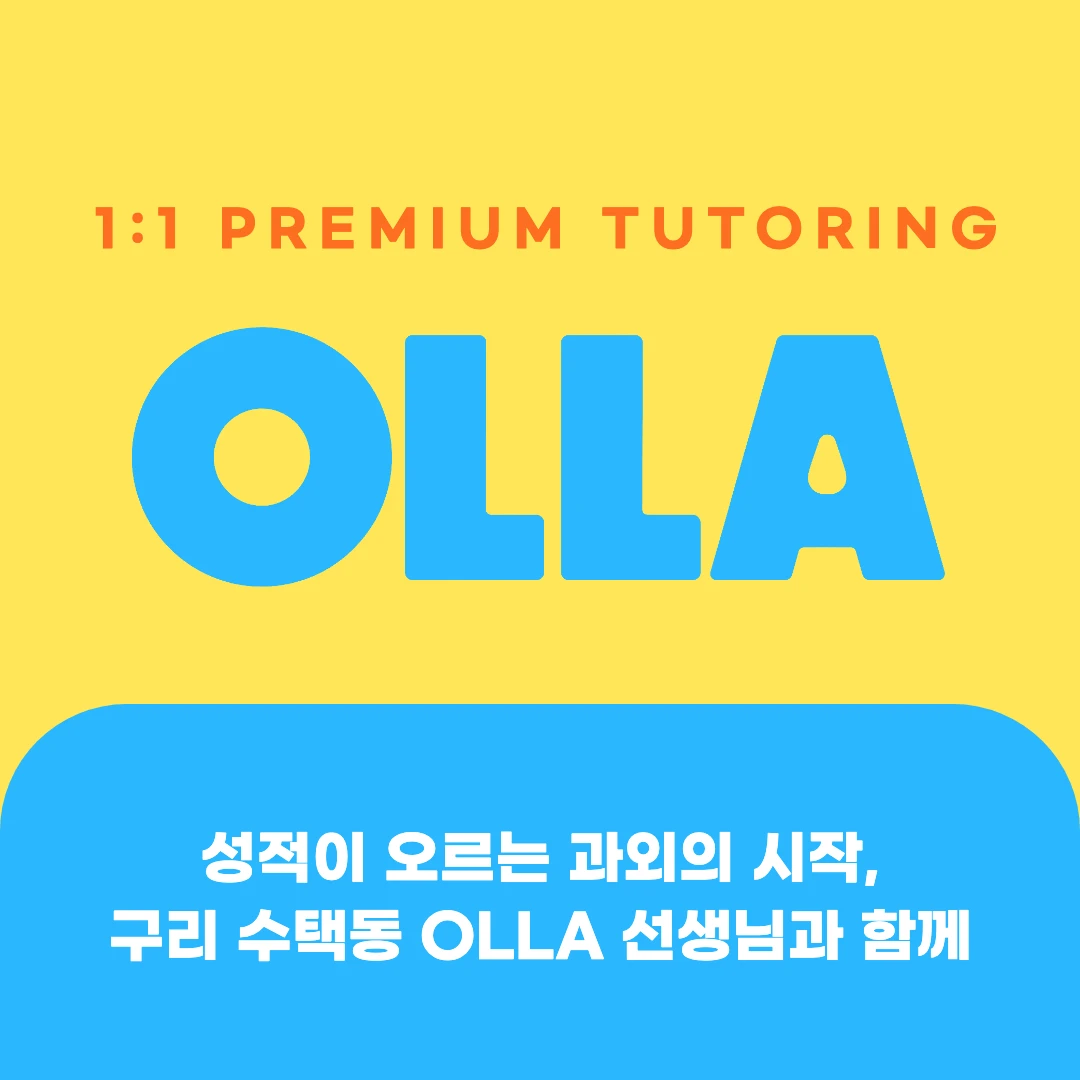 구리 수택동 고등과외