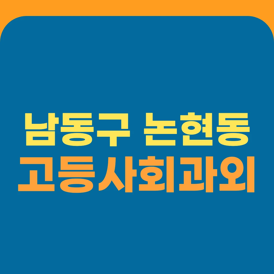 남동구 논현동 고등사회과외