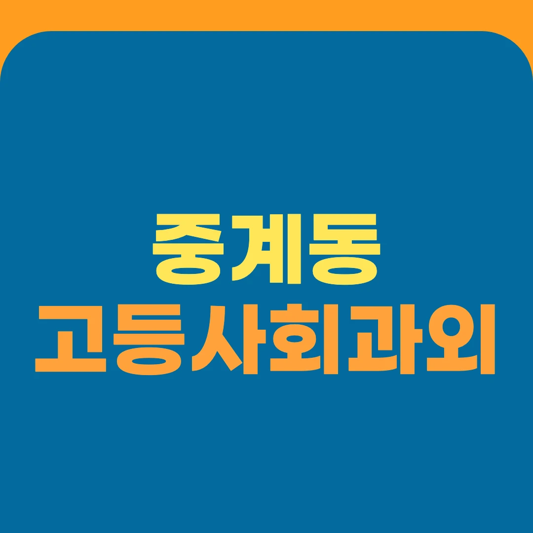 중계동 고등사회과외