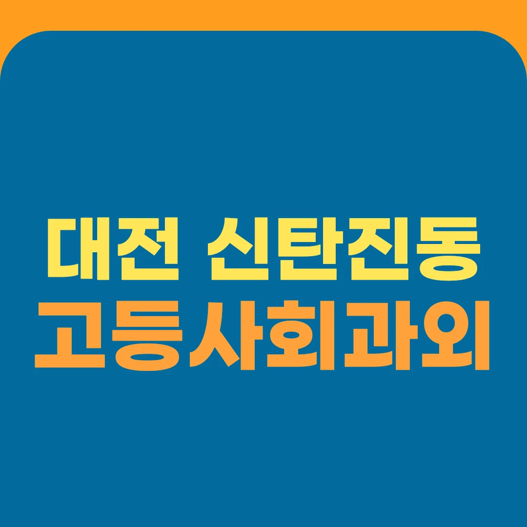 대전 신탄진동 고등사회과외