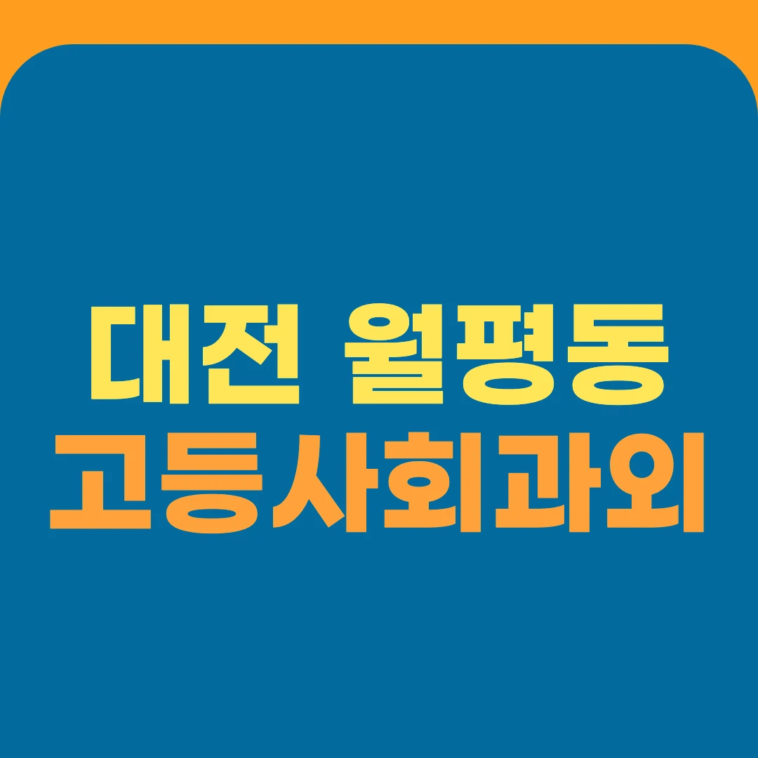 대전 월평동 고등사회과외