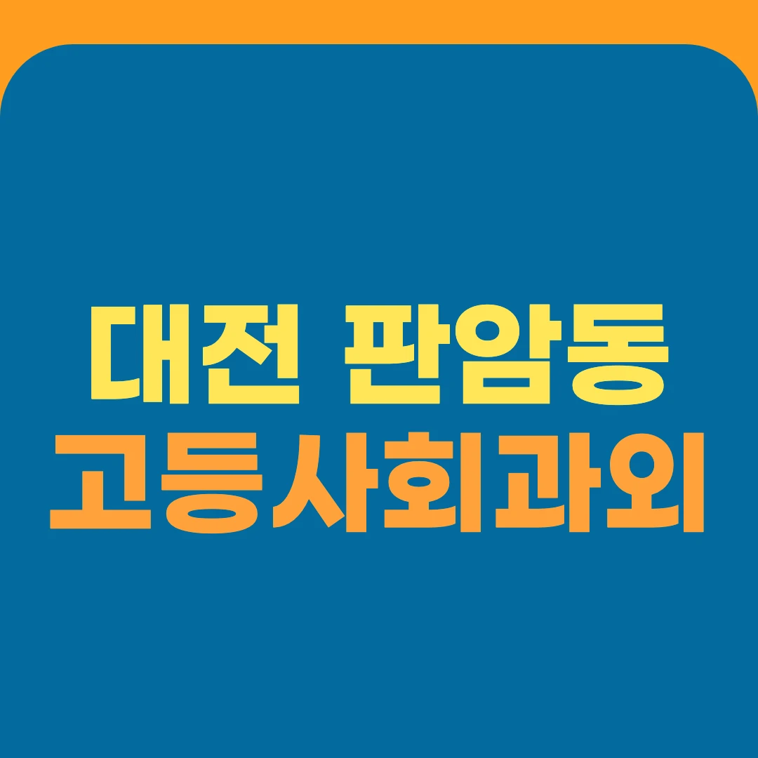 대전 판암동 고등사회과외