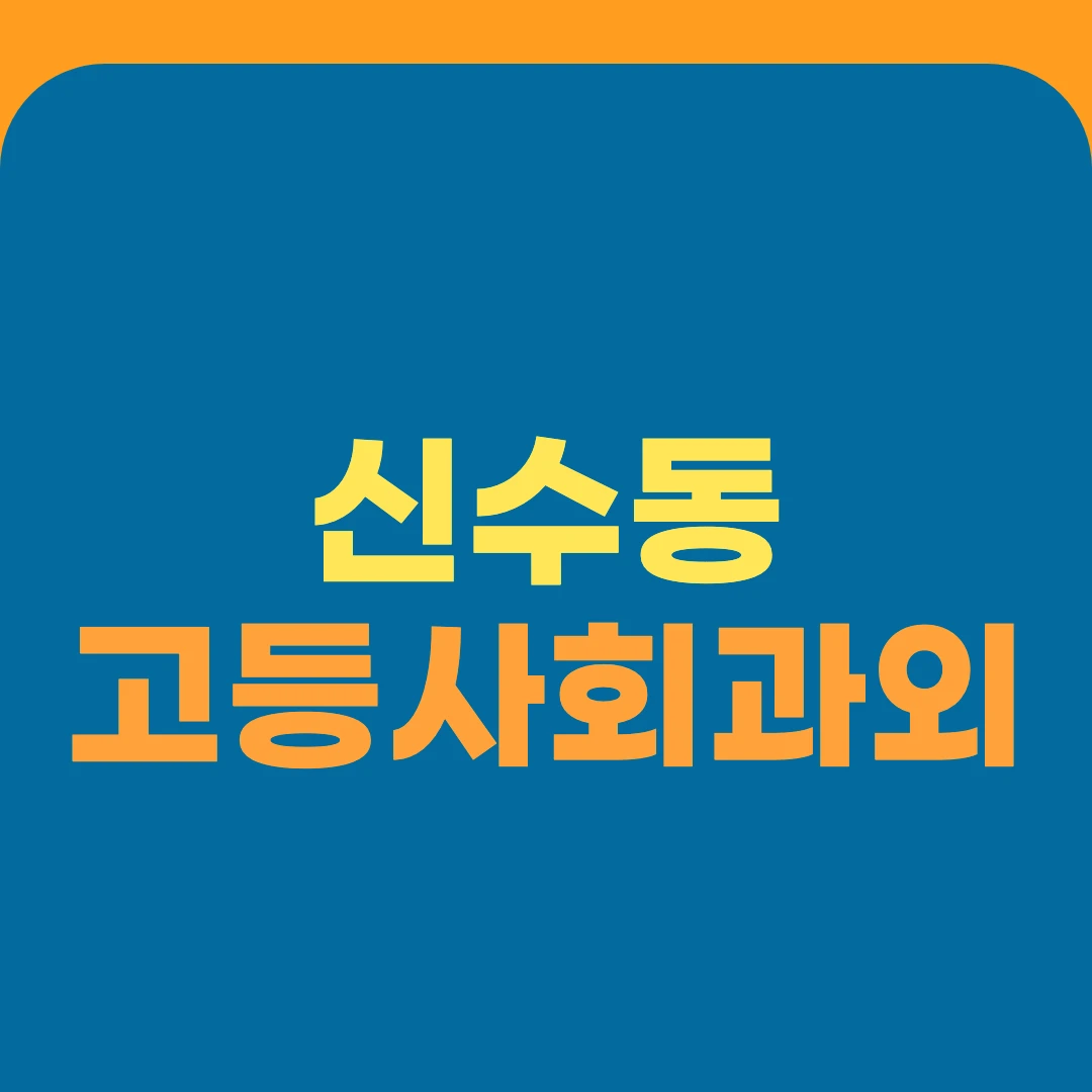 신수동 고등사회과외