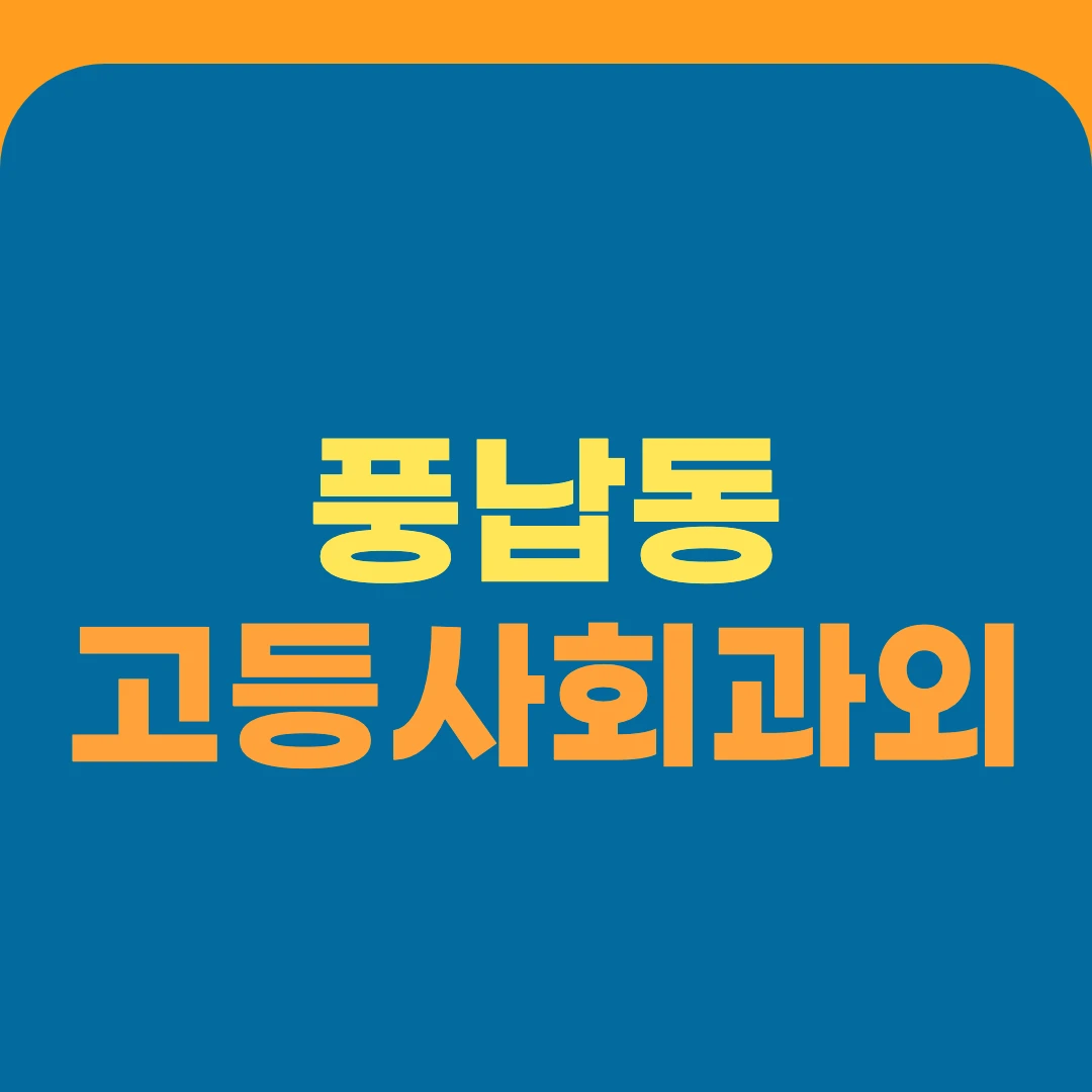 풍납동 고등사회과외