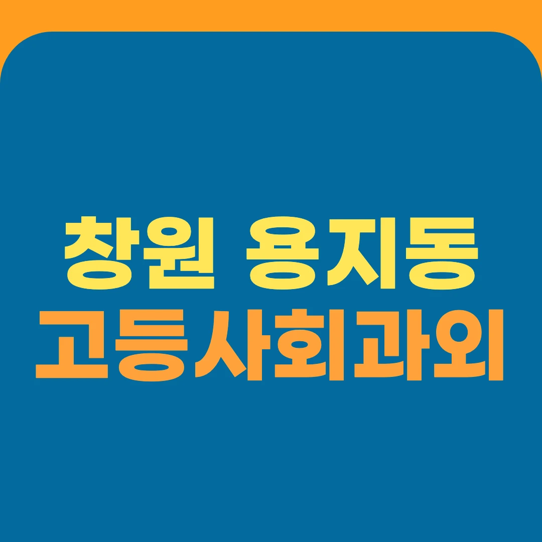 창원 용지동 고등사회과외